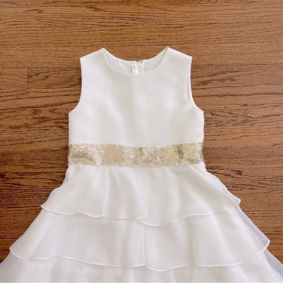 US Angels Organza Multilayer Ruffle Dress - Picture 9 of 14